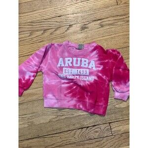 Aruba Pink 2/4 Toddler Tiedye Sweathshirt